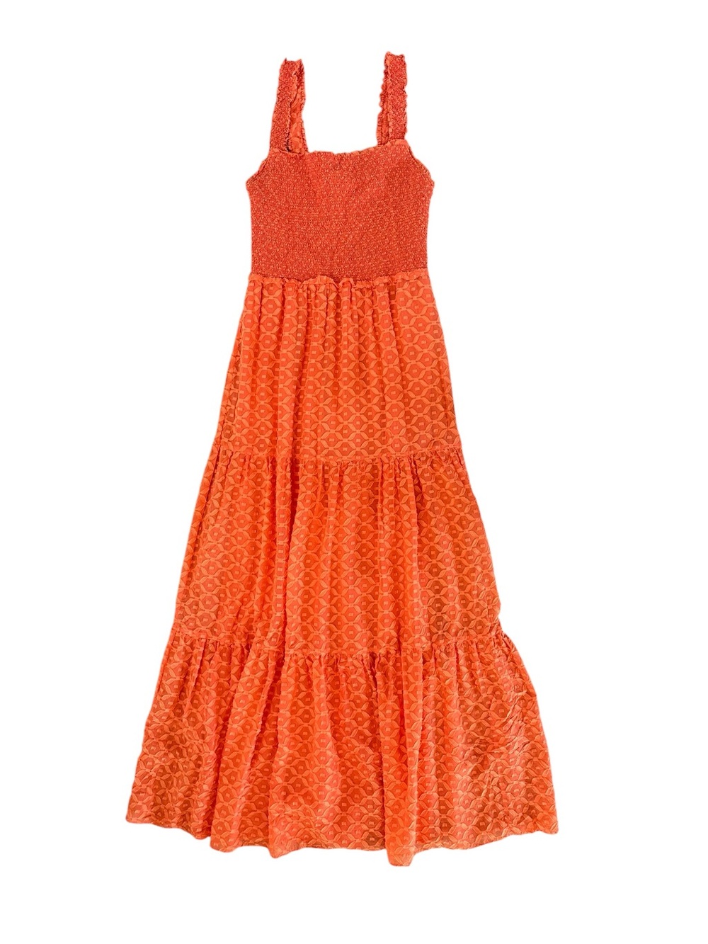 Alice + Olivia Orange Maxi Dress